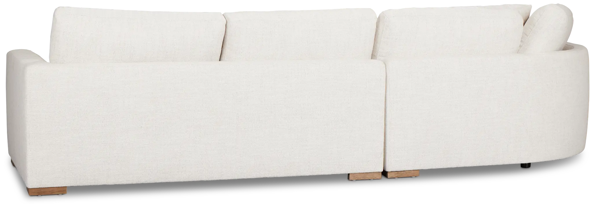 Maeve Light Beige Fabric Left-arm Cuddler Sectional Maeve Light Beige Fabric Left-arm Cuddler Sectional