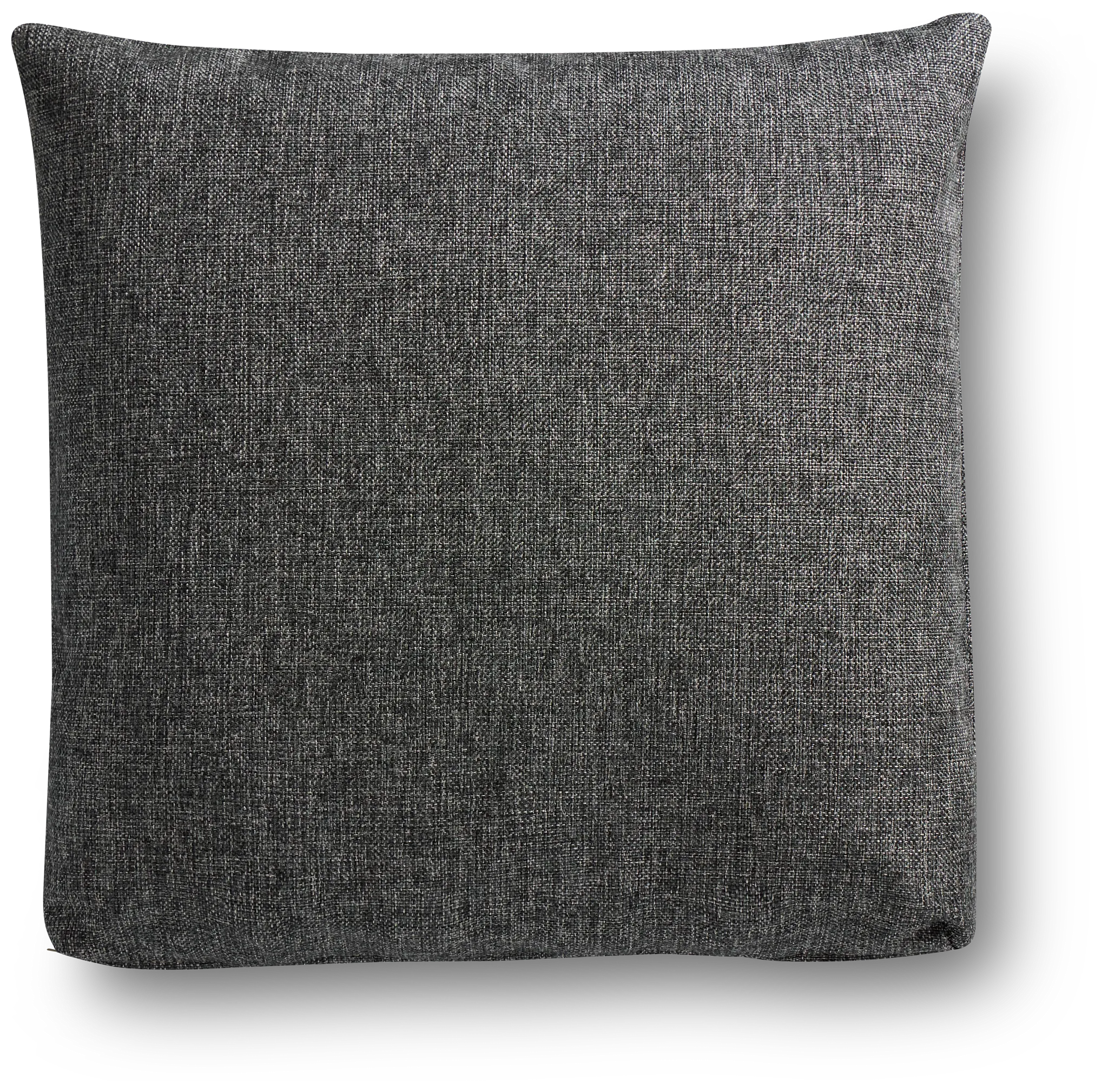Brantley Dark Gray Fabric 20" Accent Pillow