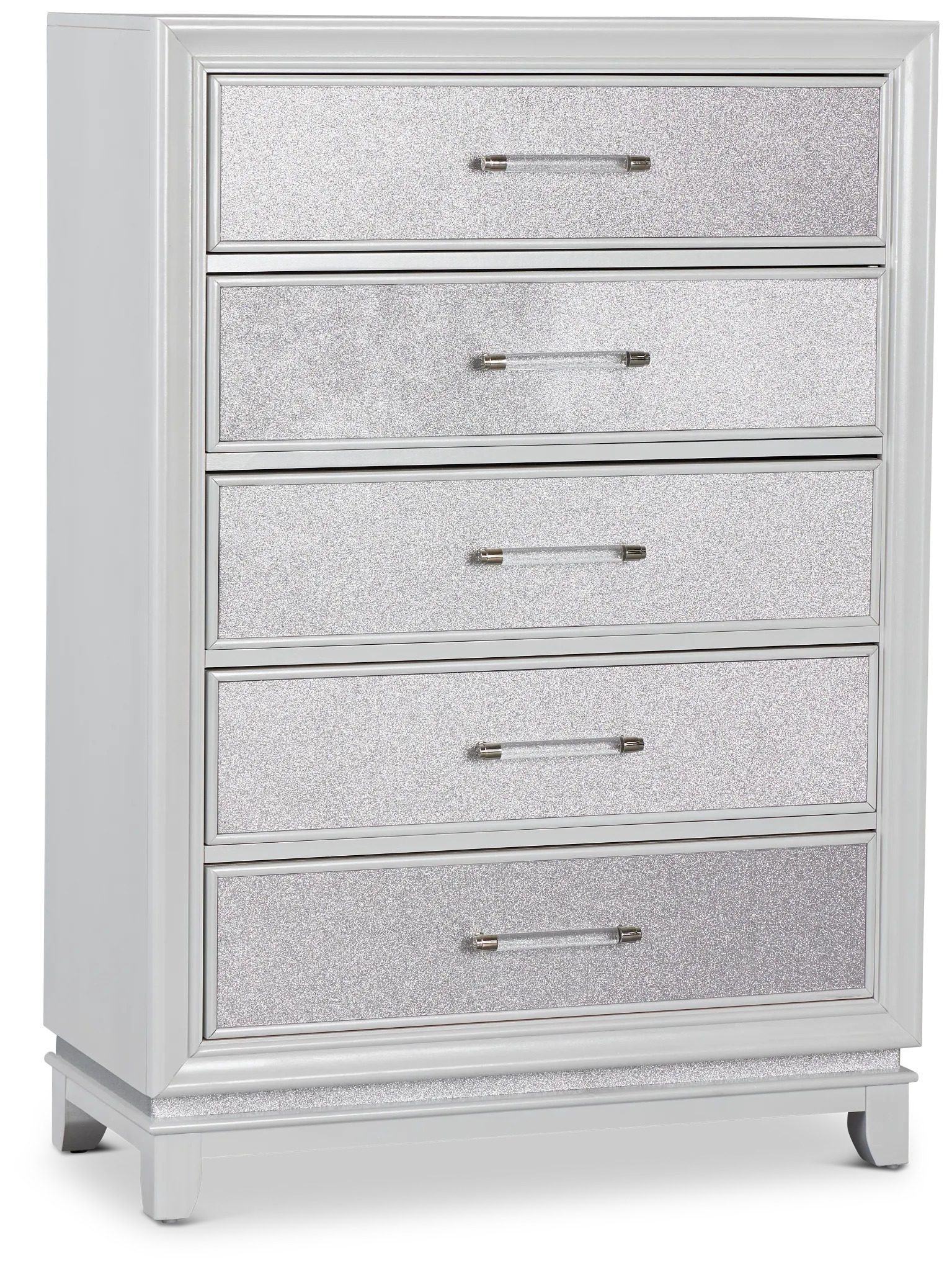 Valentina White Drawer Chest