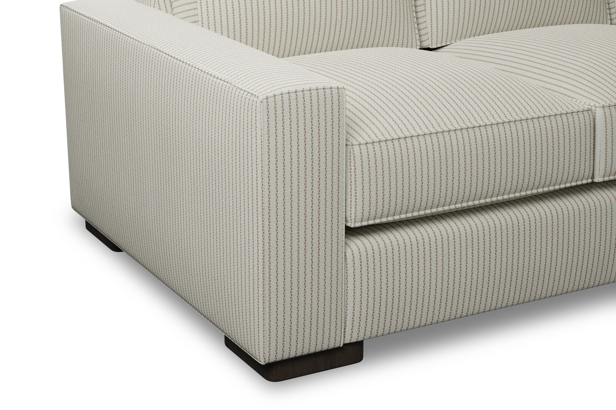 Edgewater Lucy Light Beige 84" Sofa W/ 3 Cushions