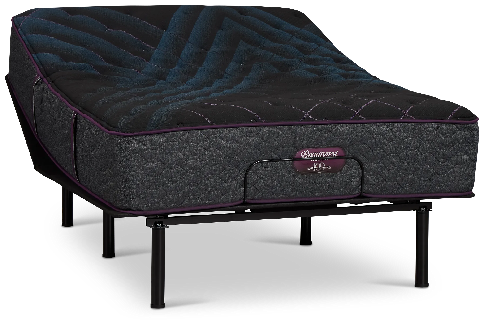 Beautyrest World Class Level 3 Plush Basic 2.0 Adjustable Mattress Set
