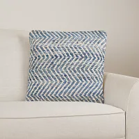 Sandy Blue Accent Pillow