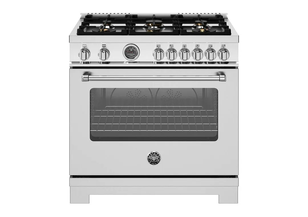 Bertazzoni 366 Series Stainless Steel 36" Gas Range
