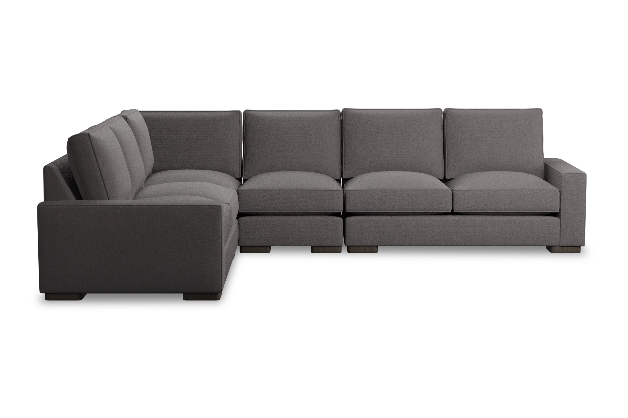 Edgewater Peyton Gray Medium Two-arm Sectional