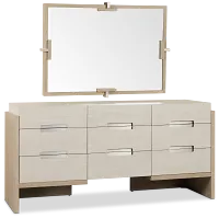Miramar Light Tone Dresser & Mirror