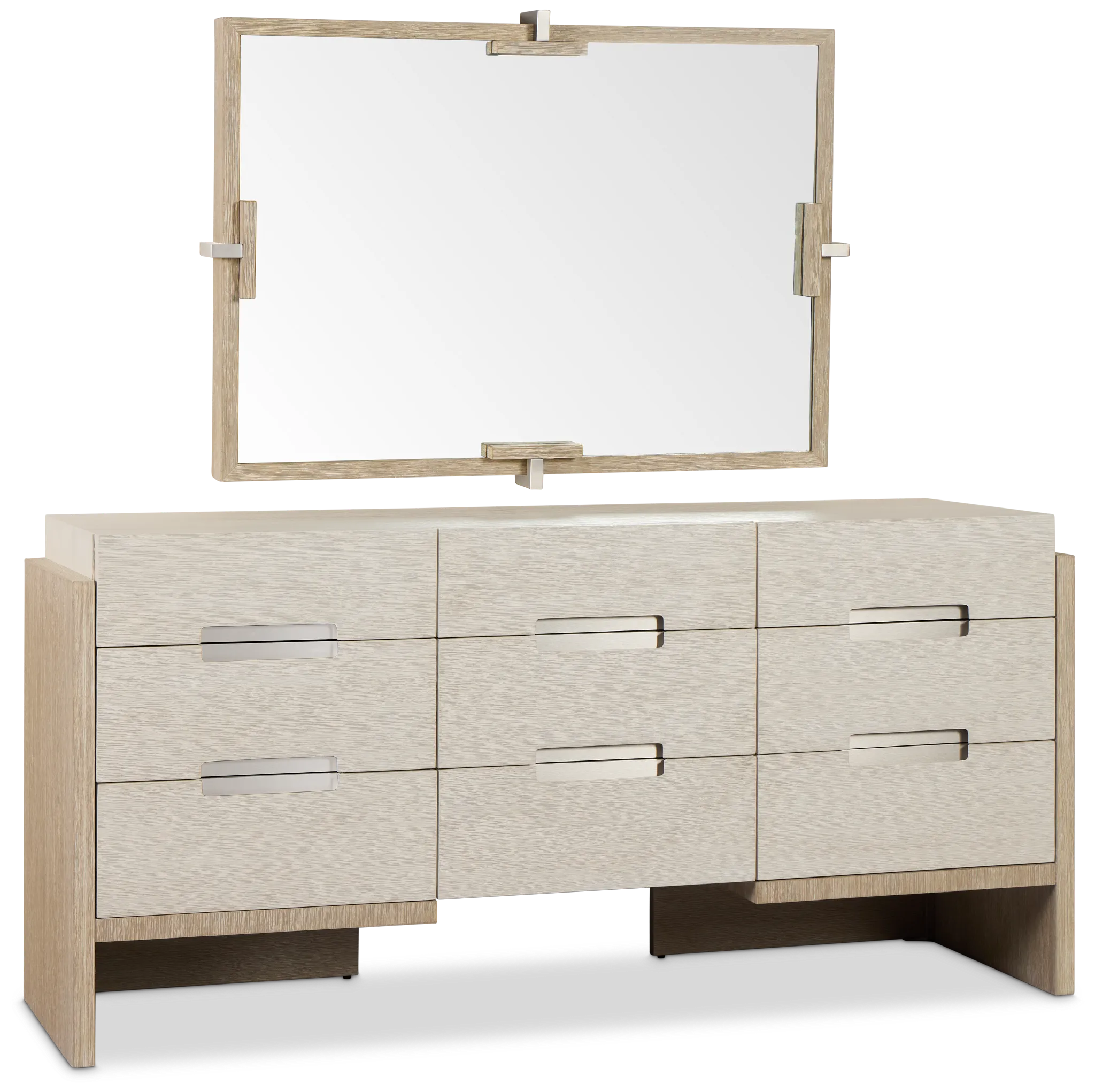 Miramar Light Tone Dresser & Mirror