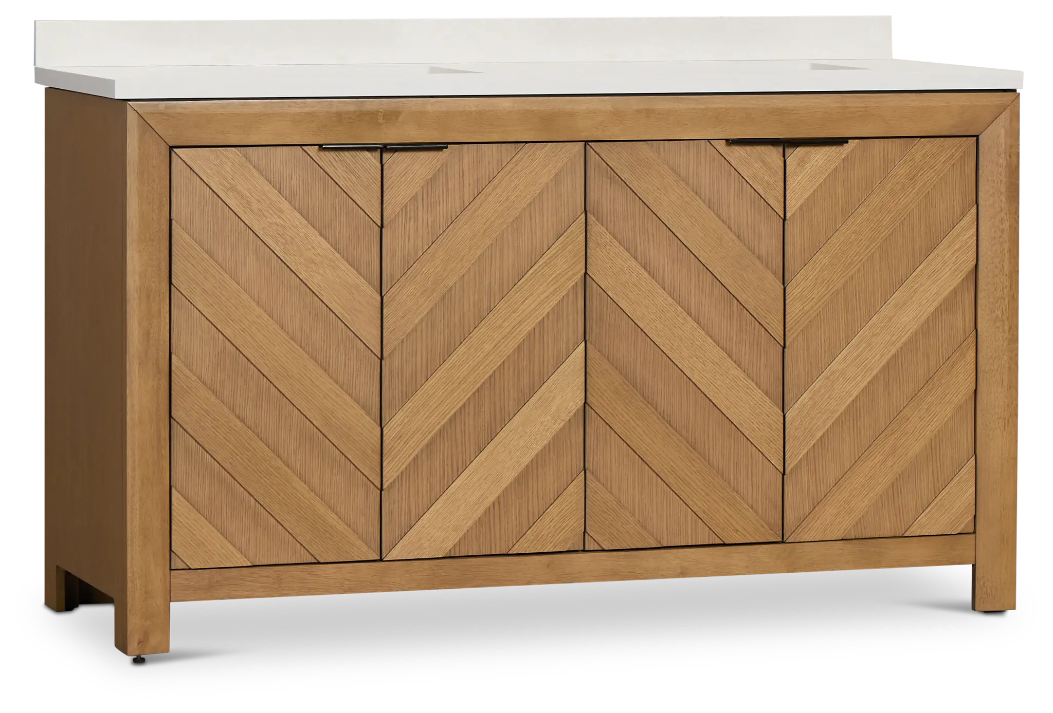 Delray Light Tone 60" Double Bathroom Vanity Delray Light Tone 60" Double Bathroom Vanity