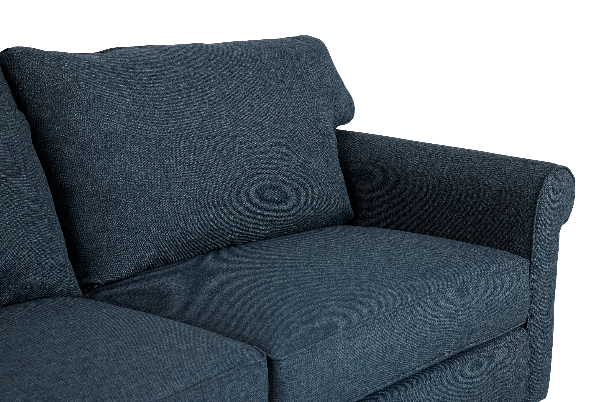 Cameron Blue Fabric Innerspring Sleeper