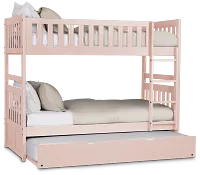 Charleston Pink Trundle Bunk Bed