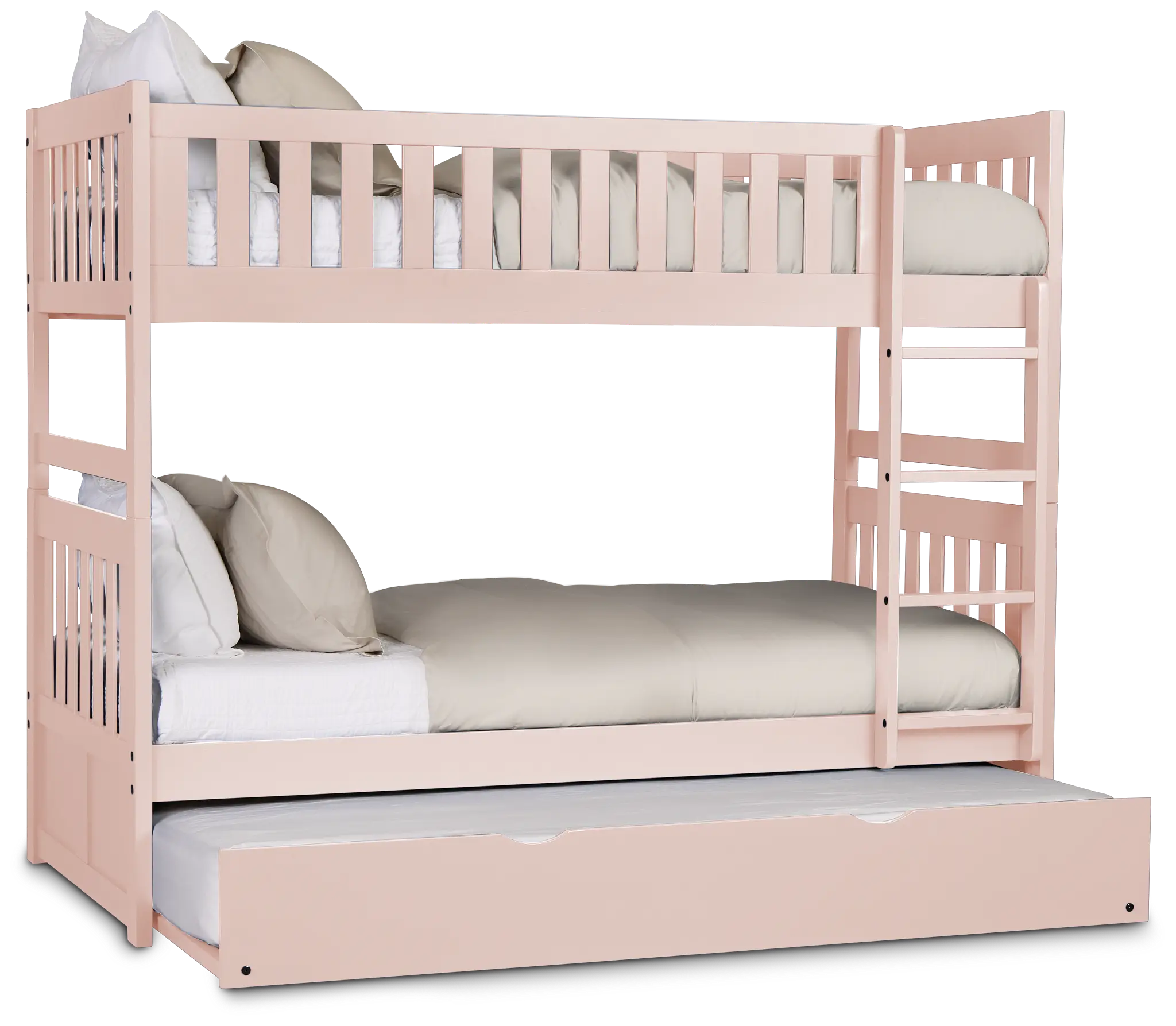 Charleston Pink Trundle Bunk Bed Charleston Pink Trundle Bunk Bed