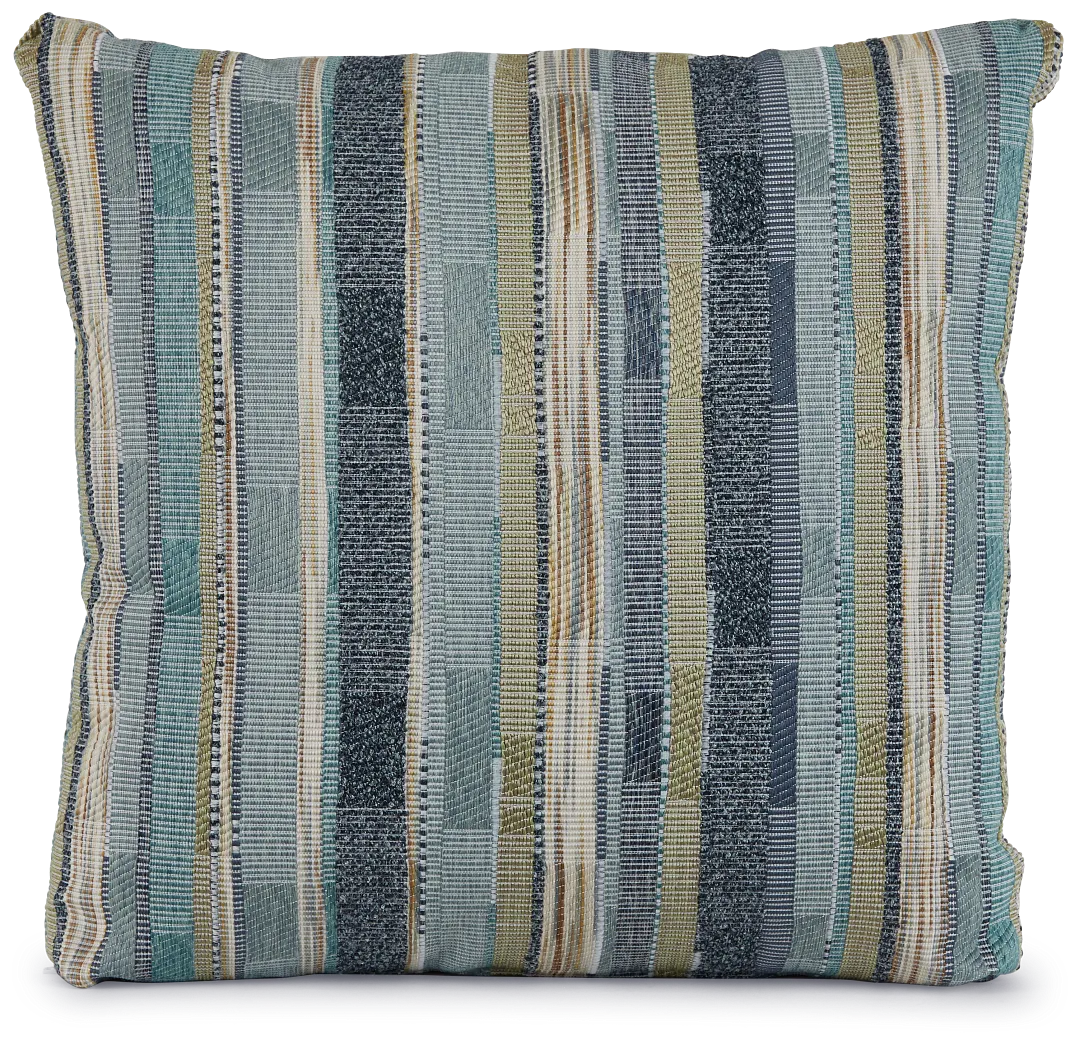 Forbode Blue 20" Accent Pillow