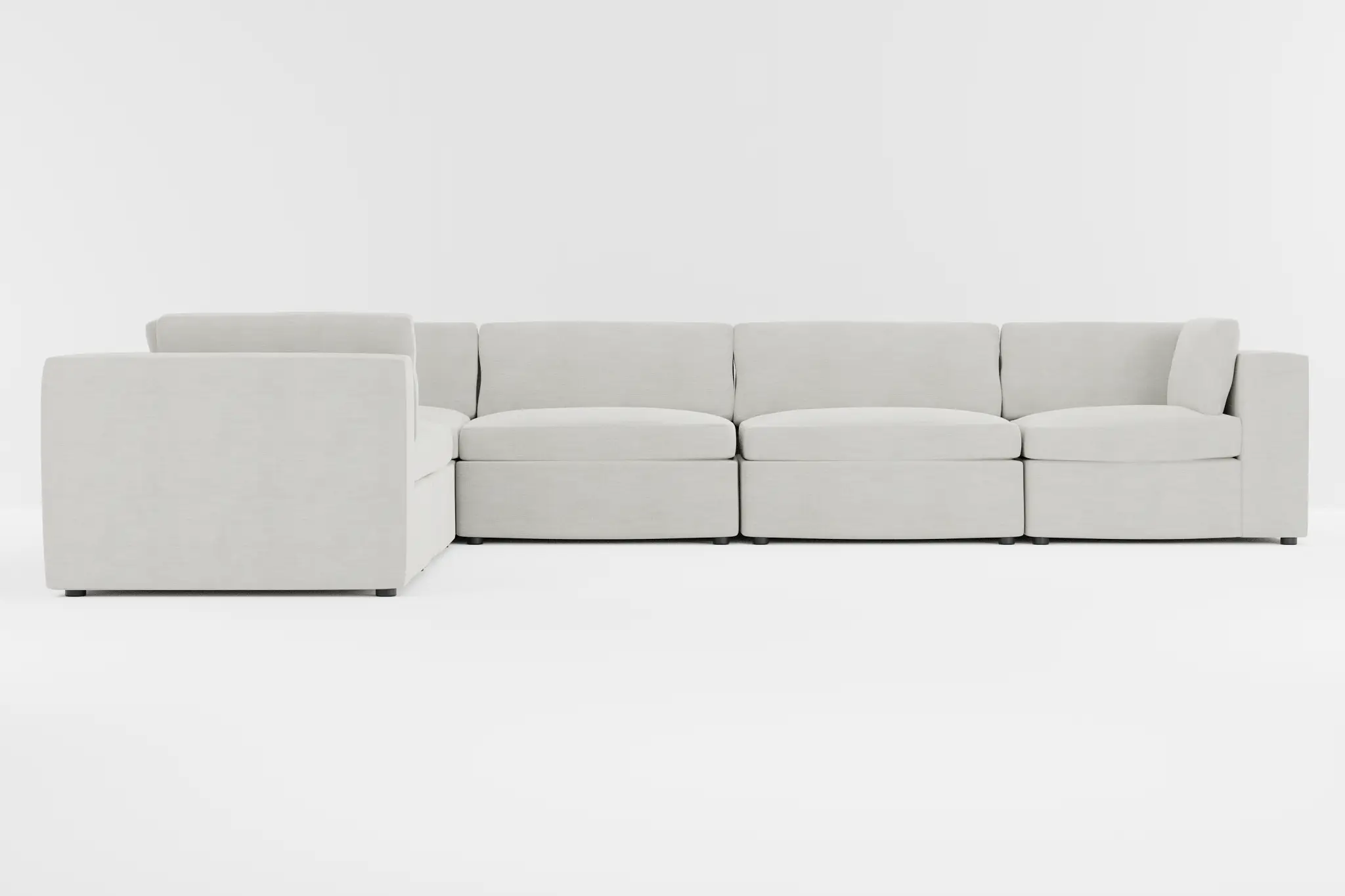 Destin Maguire Ivory Fabric 6-piece Modular Sectional Destin Maguire Ivory Fabric 6-piece Modular Sectional