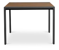 Sunrise Dark Gray Teak 65" Rectangular Table