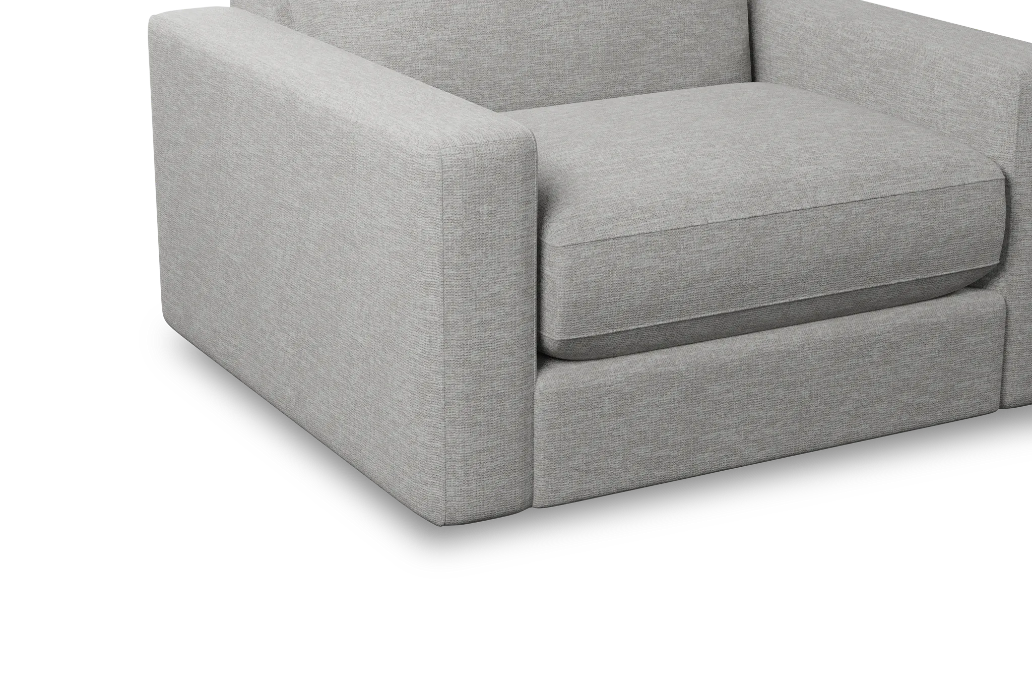 Edgewater Victory Gray Swivel Chair