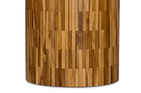 Haven Mid Tone Teak Round End Table