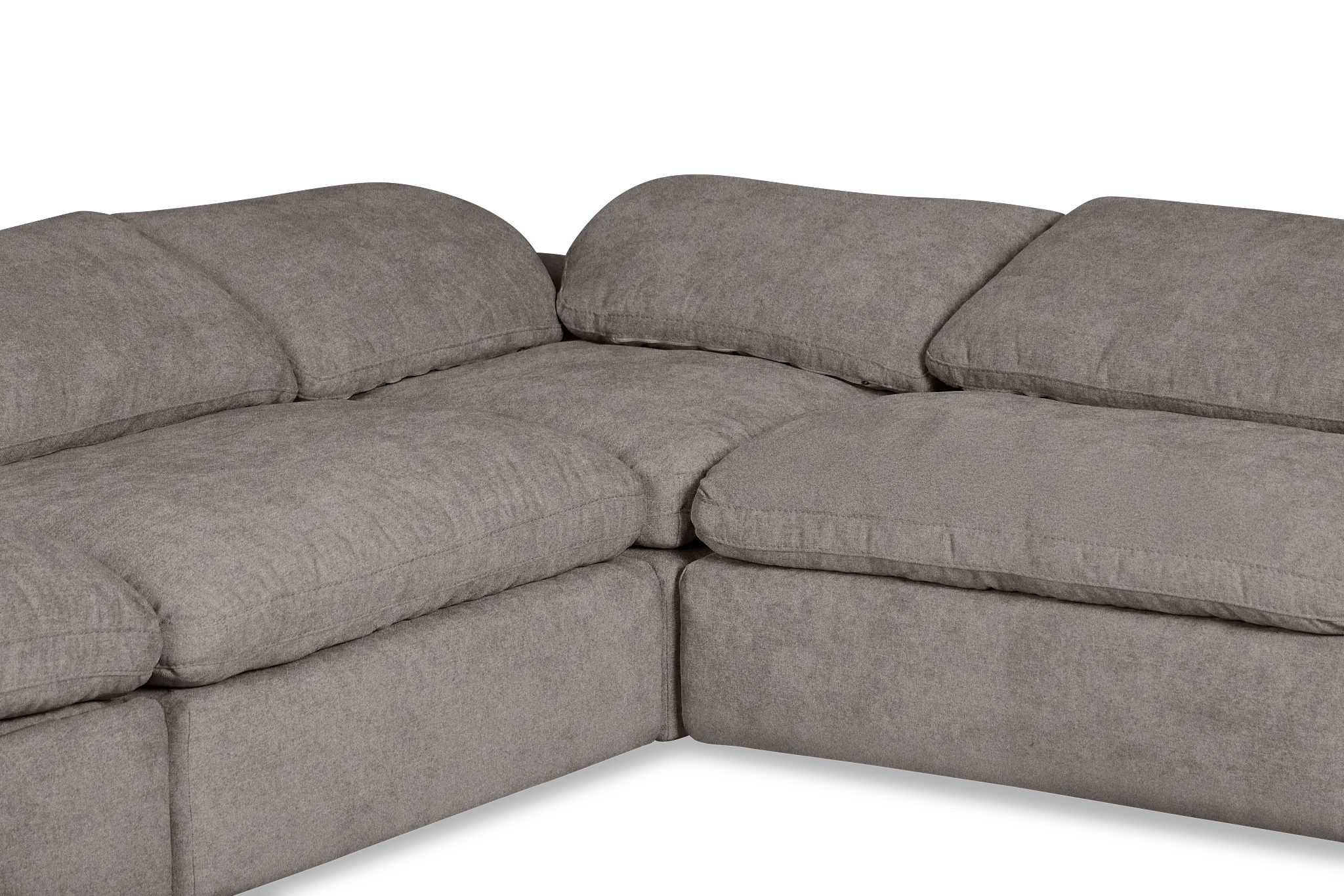 Drift Dark Gray Fabric Medium Right Bumper Power Sectional