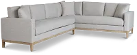 Emma Gray Medium Two-arm Sectional