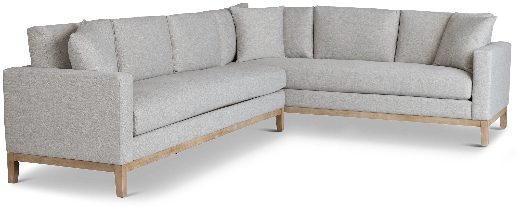 Emma Gray Medium Two-arm Sectional