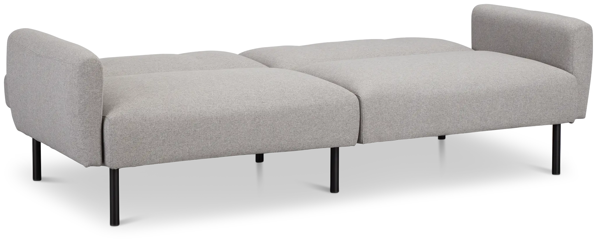 Denali Light Gray Fabric Sofa Futon Denali Light Gray Fabric Sofa Futon