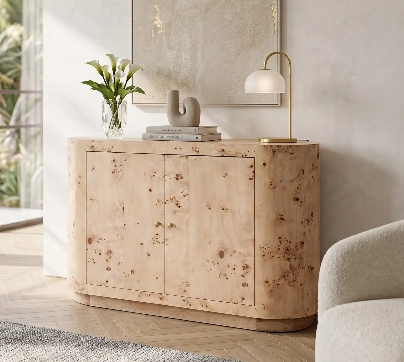 Nelly Light Tone Two-door Cabinet