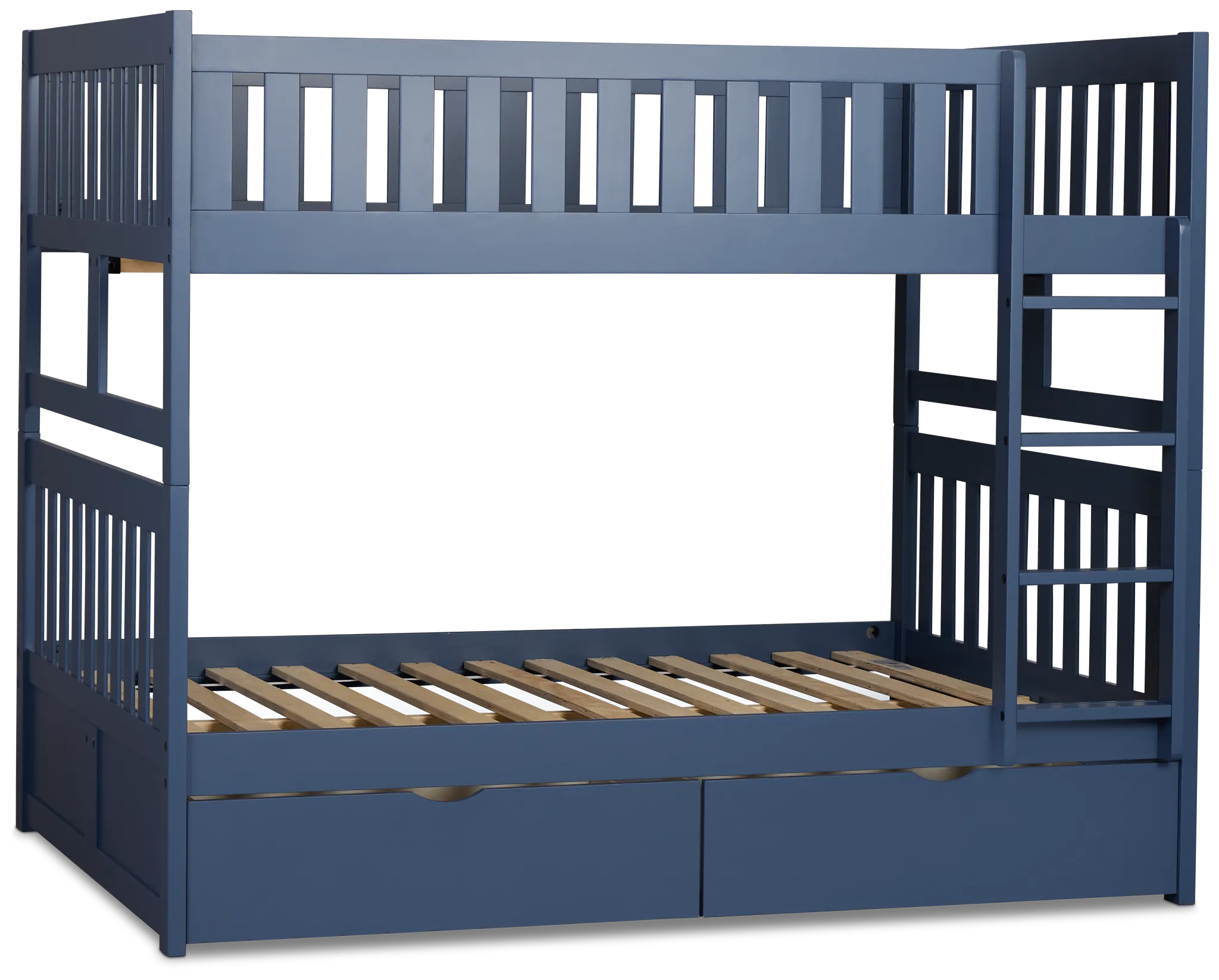 Charleston Dark Blue Storage Bunk Bed