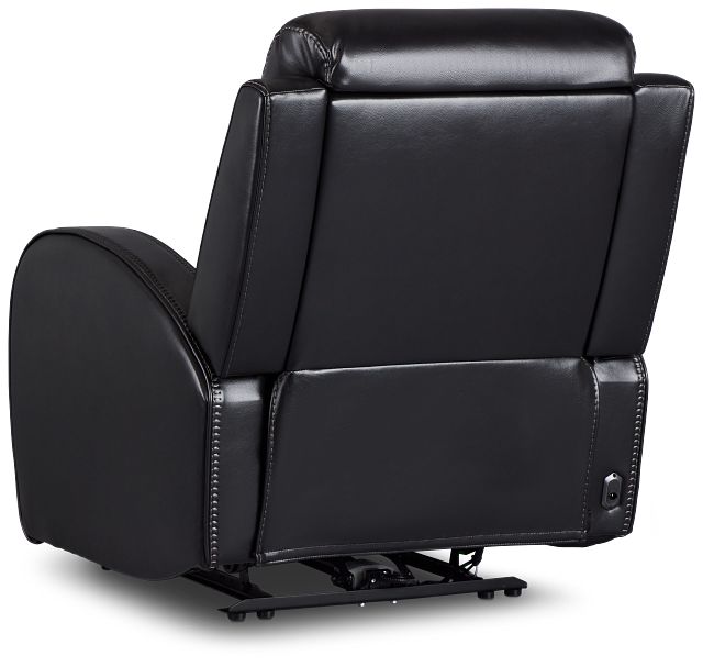 Omega Black Micro Power Recliner