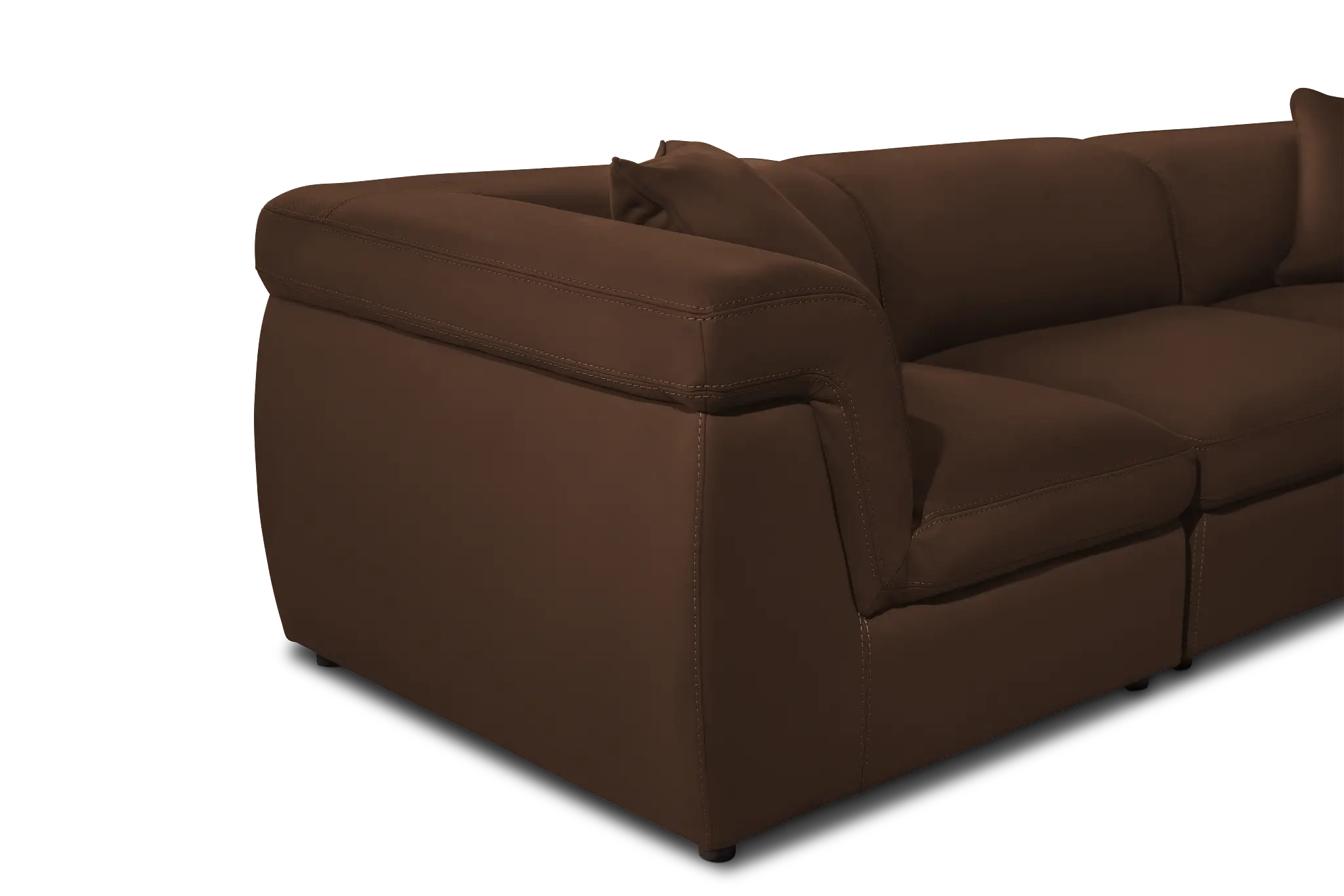 Aria Dark Brown Micro Immersive 8-piece Modular Sectional W/2 Speakers Aria Dark Brown Micro Immersive 8-piece Modular Sectional W/2 Speakers