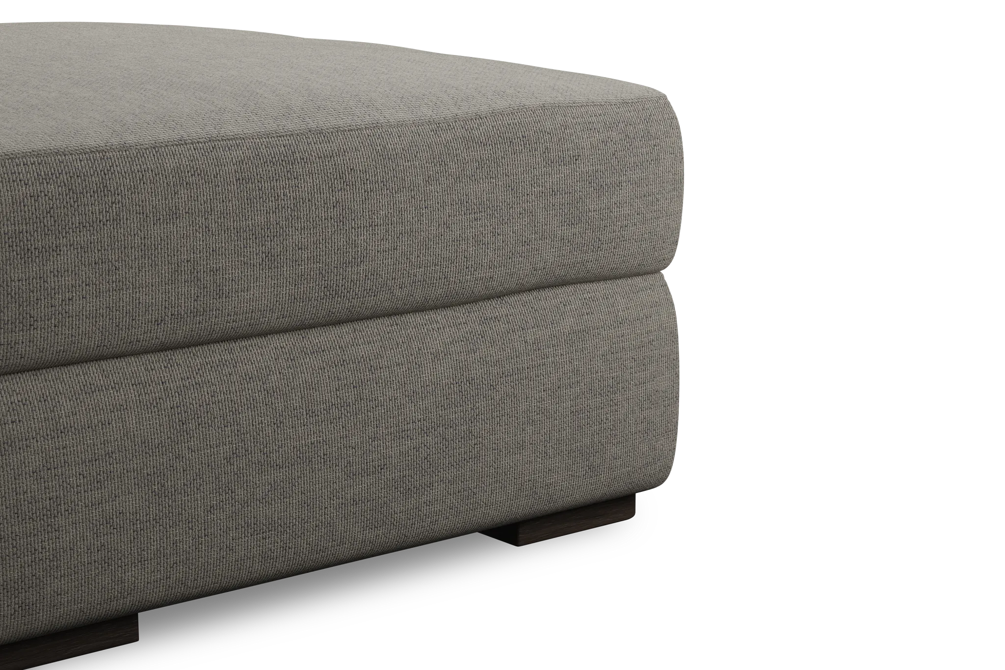 Edgewater Maguire Pewter Ottoman