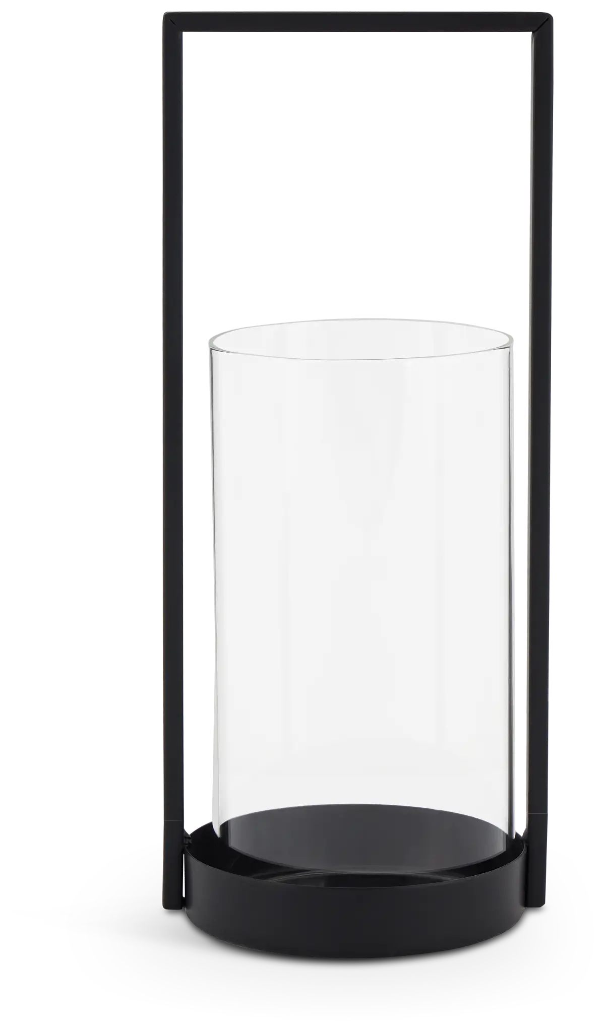 Edna Black Small Candle Holder Edna Black Small Candle Holder