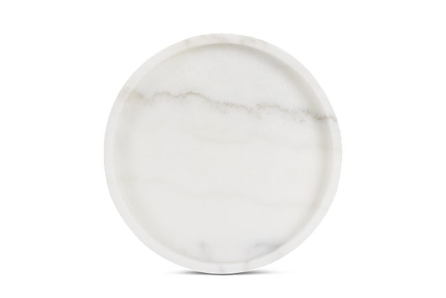 Idaho White Marble Tray