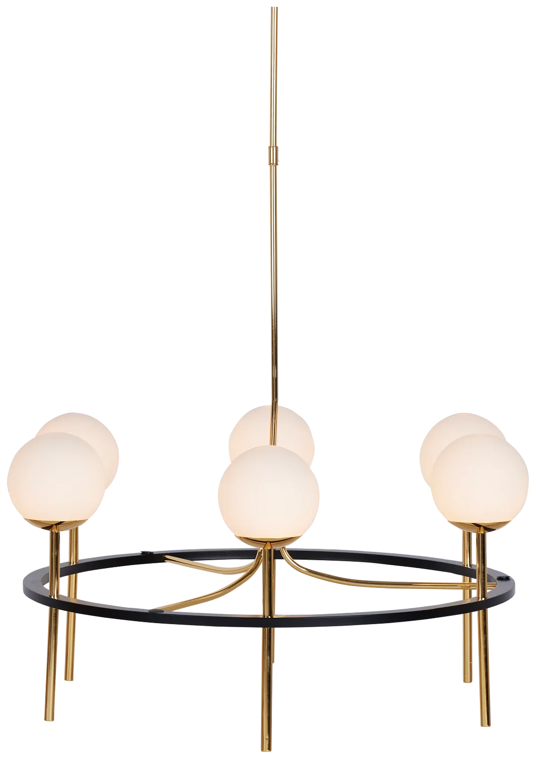 Vita Black Large Chandelier