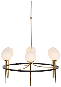 Vita Black Large Chandelier