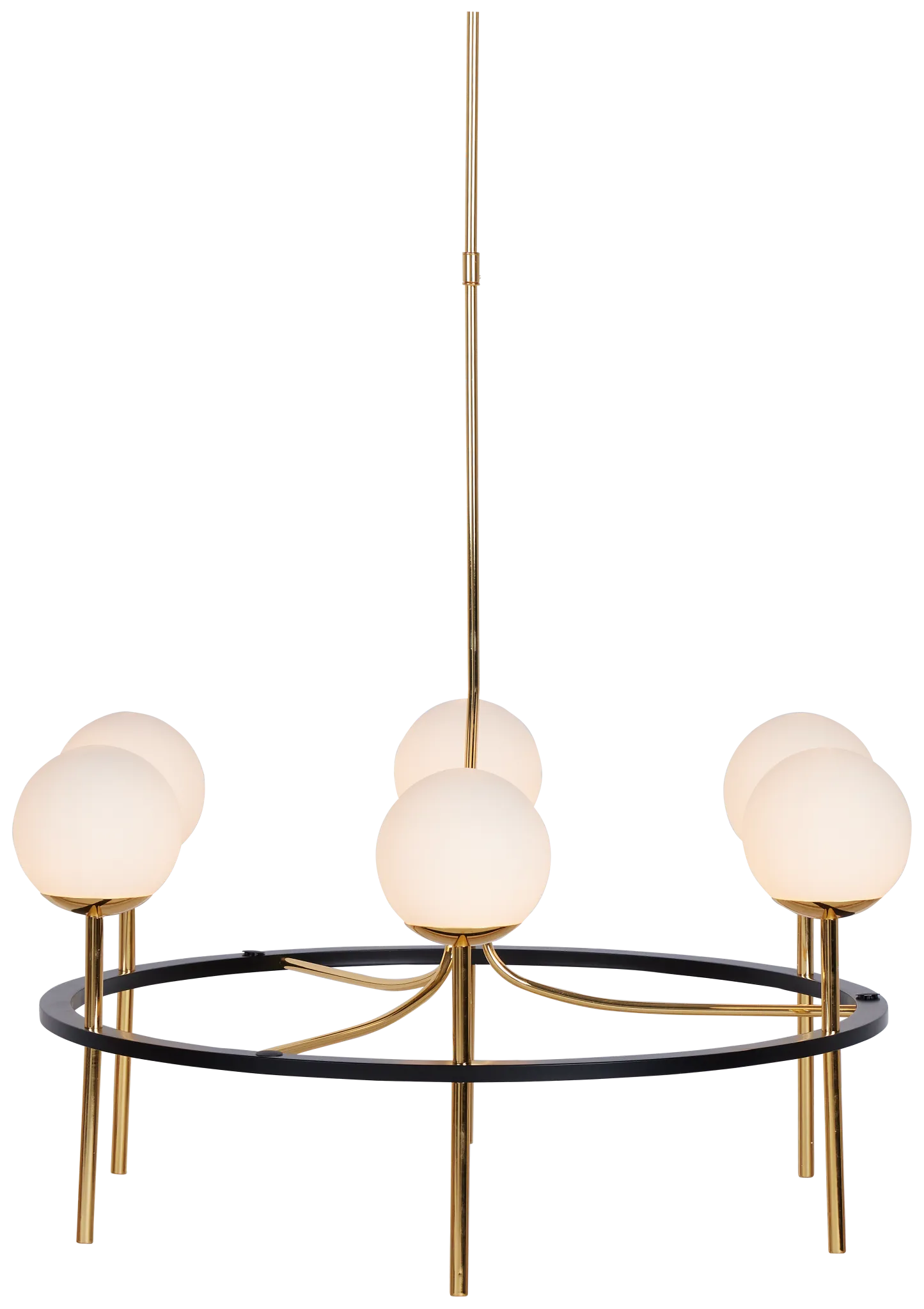 Vita Black Large Chandelier