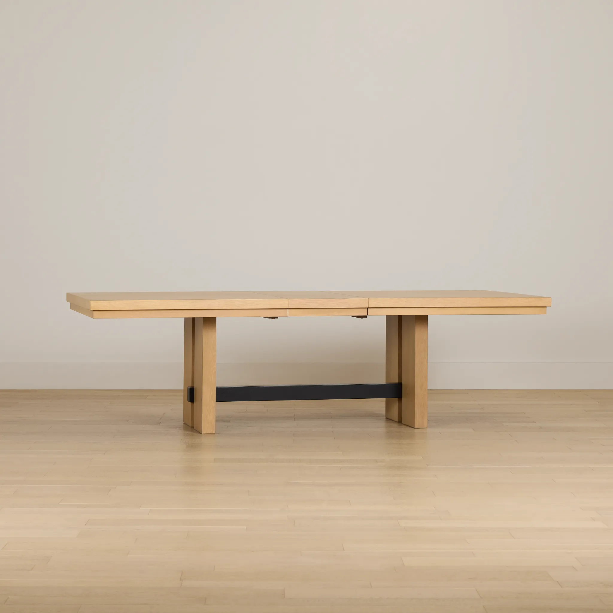 Highland Light Tone Rect Trestle Table