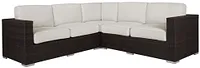 Fina White Small Two-arm Sectional