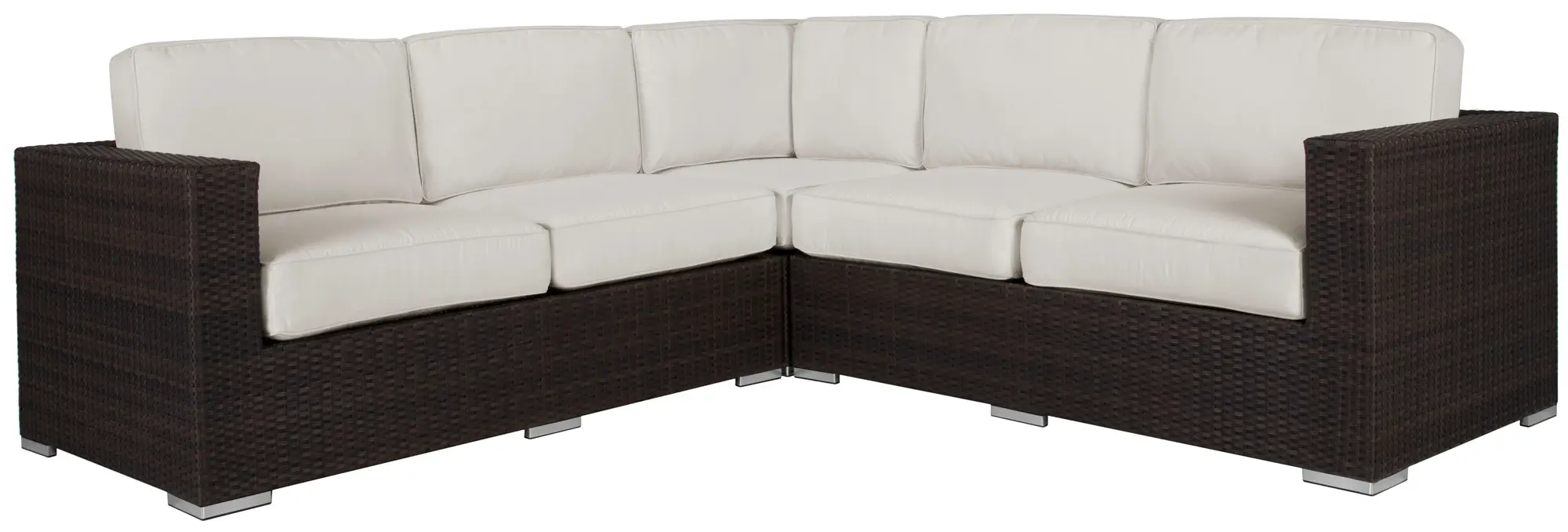 Fina White Small Two-arm Sectional Fina White Small Two-arm Sectional