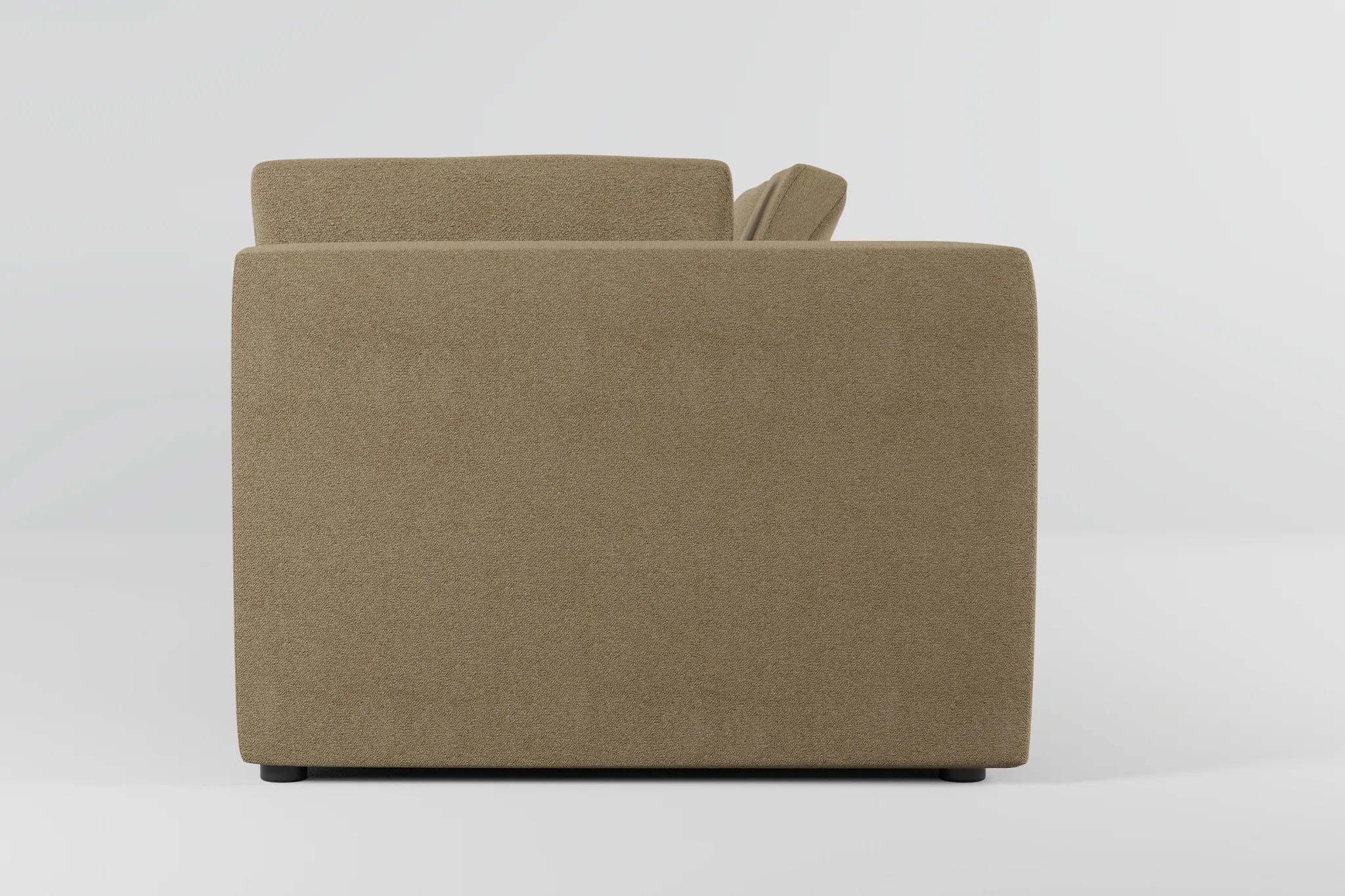 Destin Elite Taupe Fabric 3-piece Modular Sofa