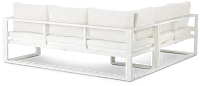 Lisbon White Aluminum Small Left Sectional