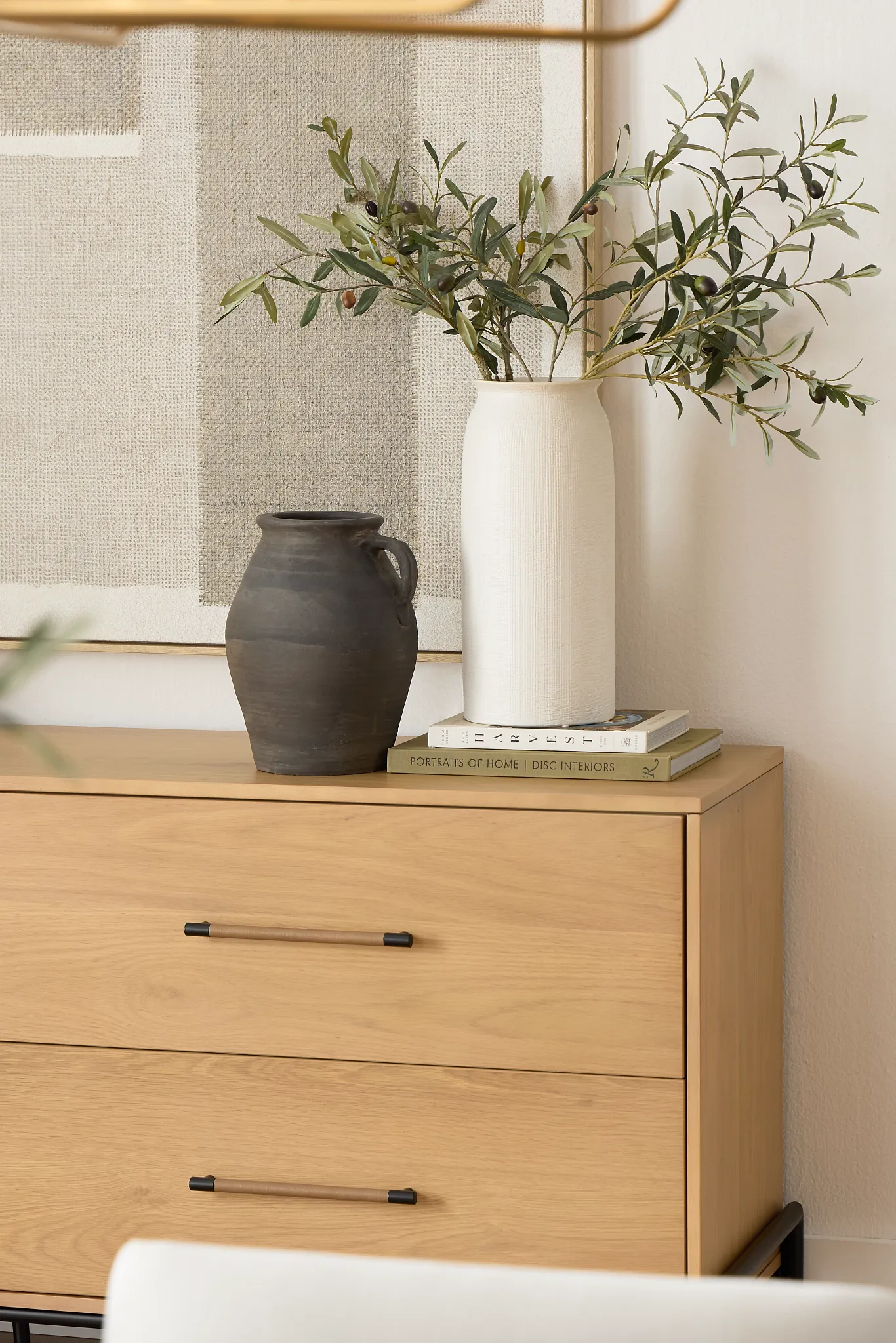 Cari White Large Vase