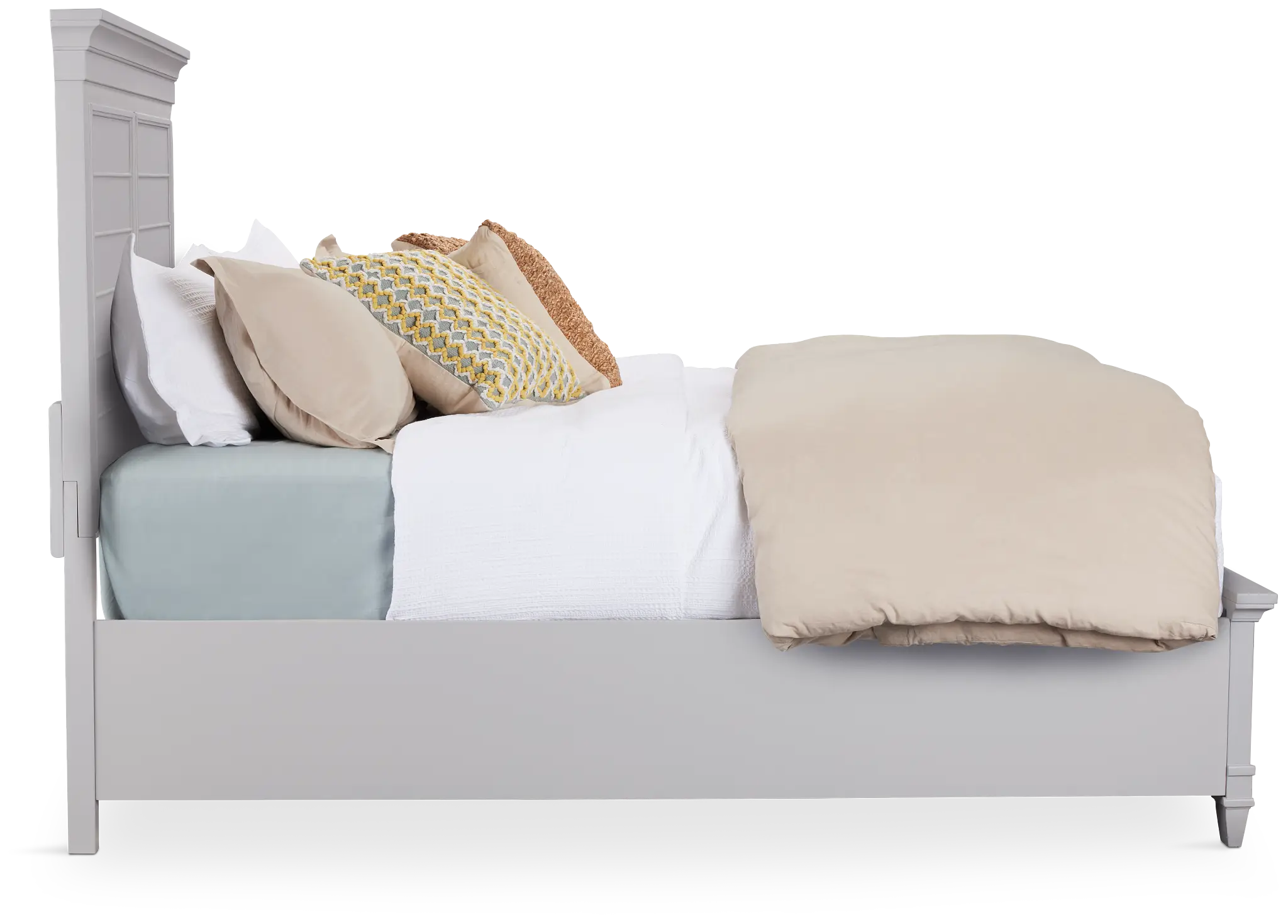 Cape Cod Gray Panel Storage Bed Cape Cod Gray Panel Storage Bed