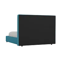 Grayton Elite Teal 54" Upholstered Platform Bed