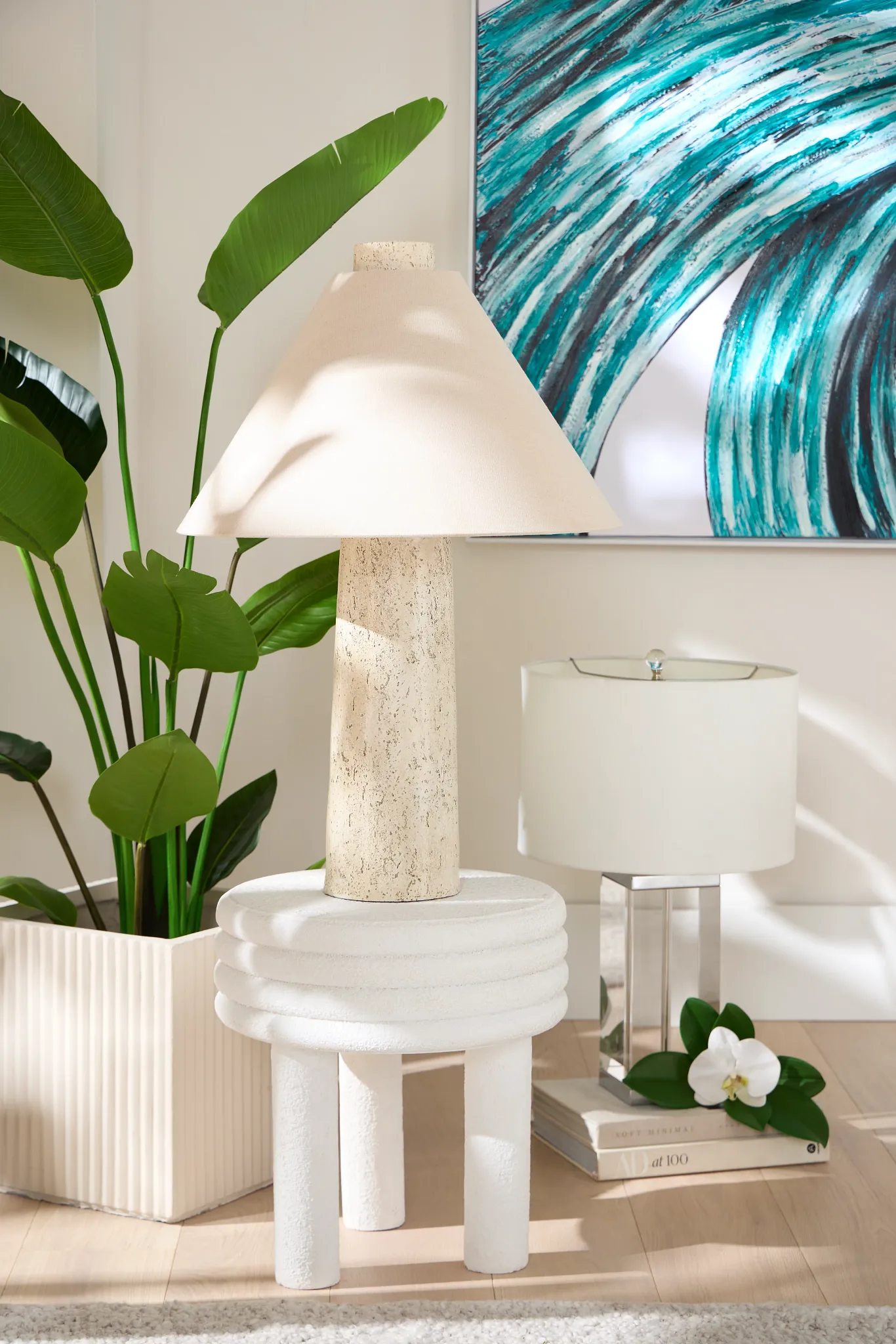 Hadia Ivory Table Lamp