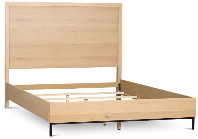 Highland Light Tone Panel Bed