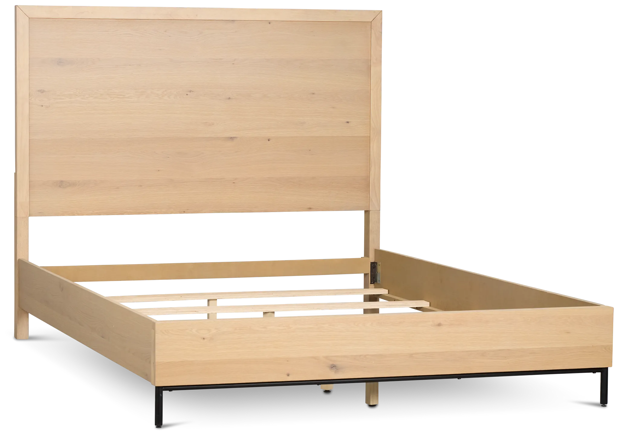 Highland Light Tone Panel Bed