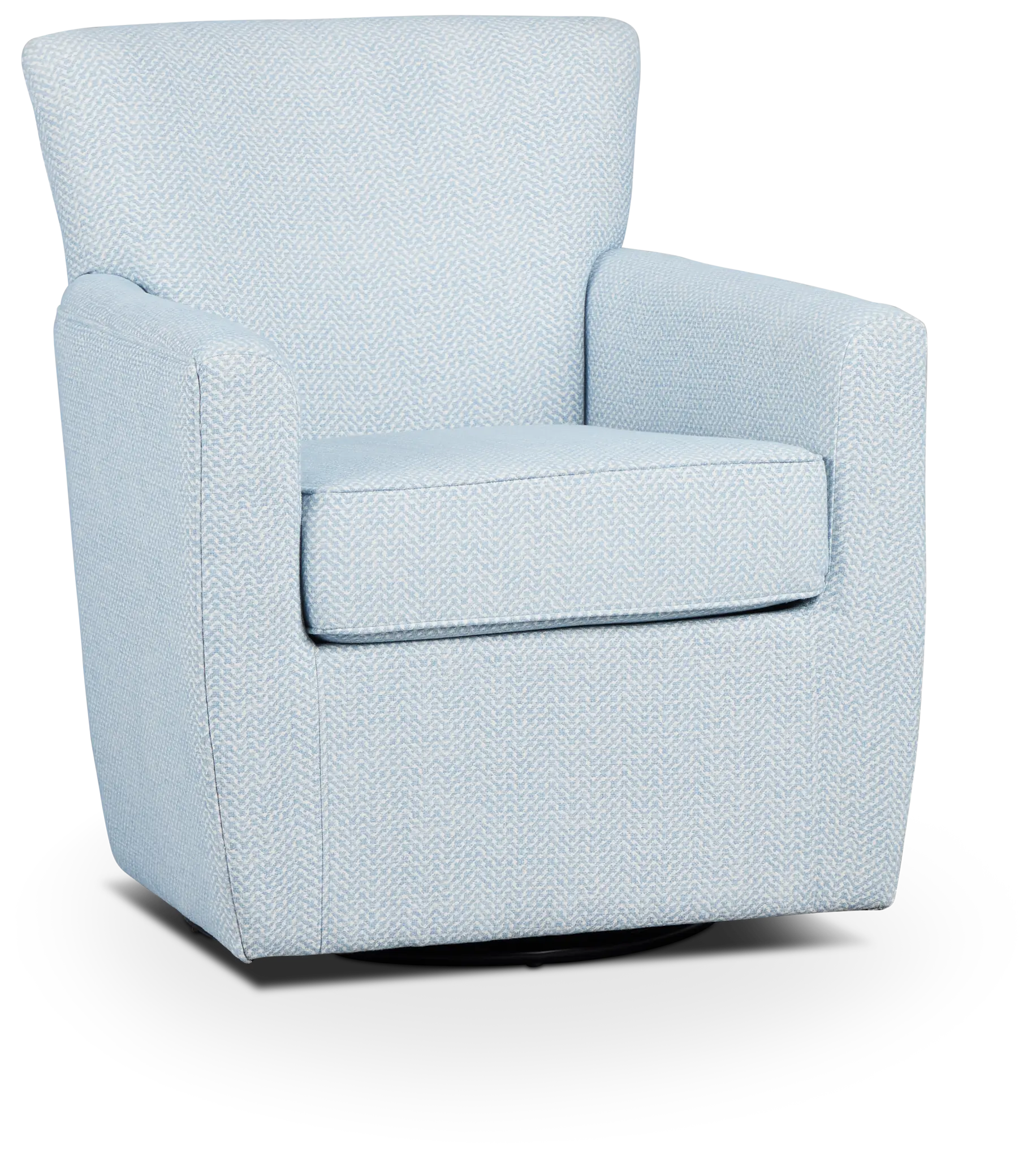 Harley Light Blue Fabric Swivel Accent Chair Harley Light Blue Fabric Swivel Accent Chair