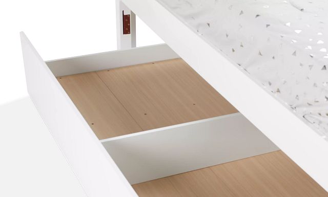 Alana White Uph Poster Trundle Bed