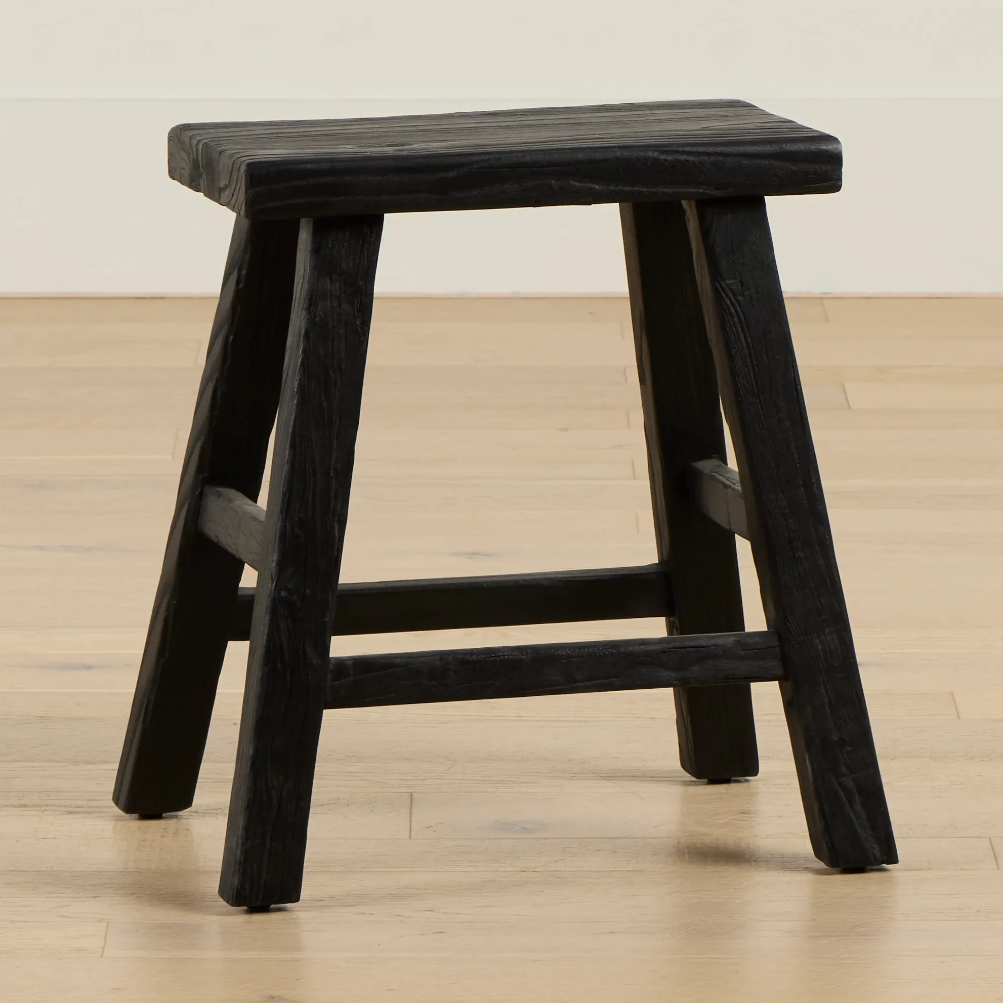 Demir Black Accent Stool