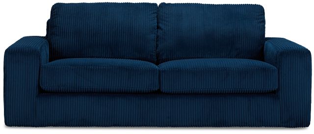 Charlie Dark Blue Fabric Sofa