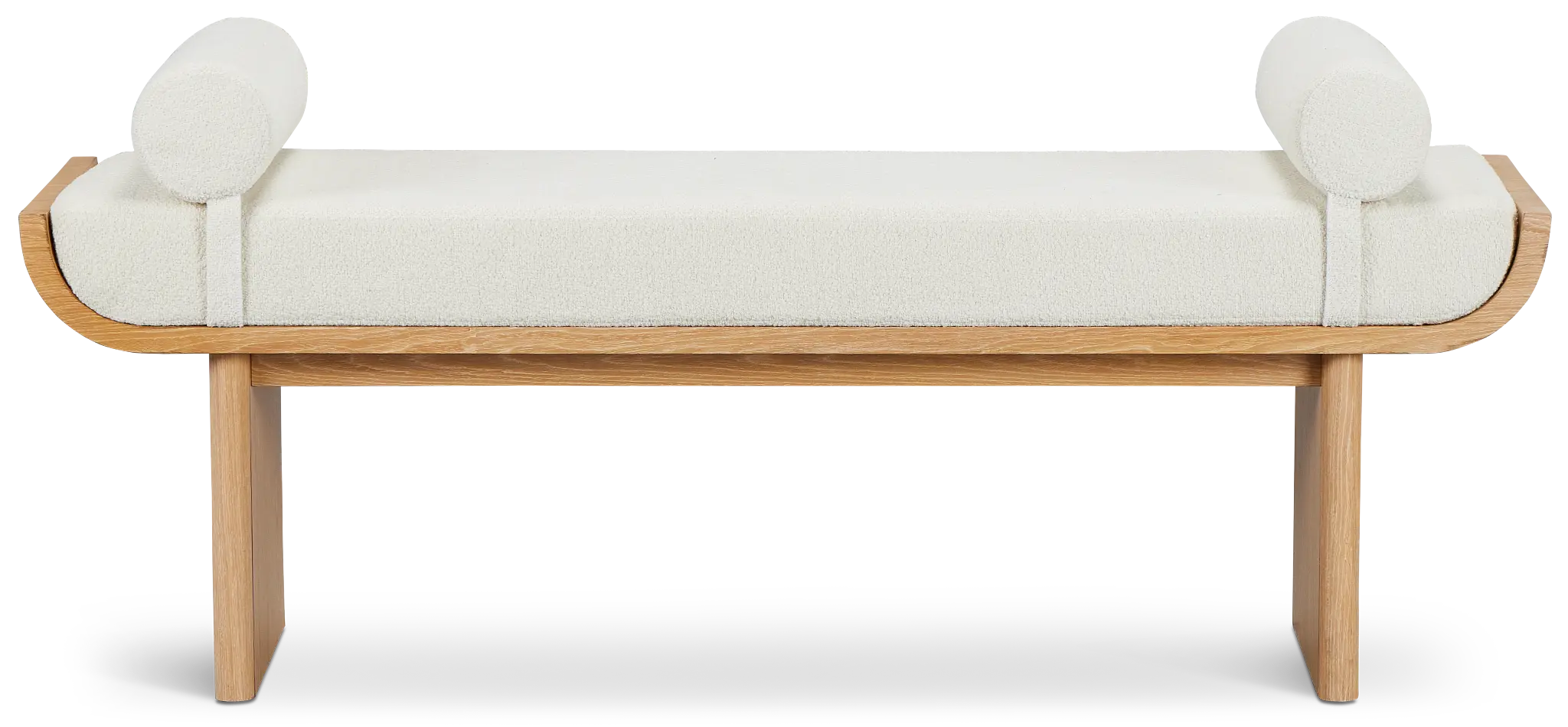 Malibu Light Tone Upholstered Bench Malibu Light Tone Upholstered Bench