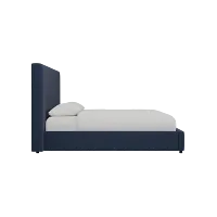 Grayton Joya Dark Blue 54" Upholstered Platform Bed